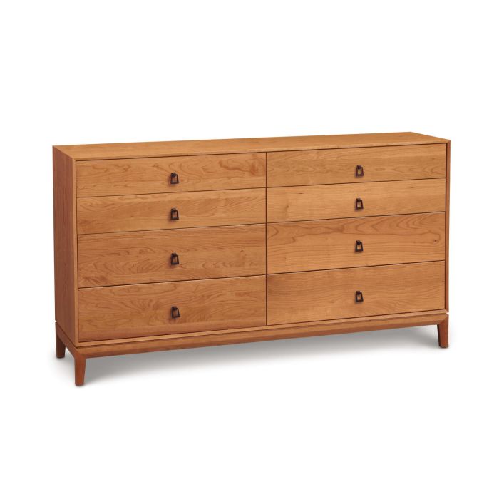 Mansfield 8-Drawer Long Cherry Dresser