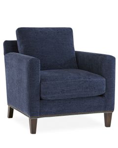 Chicago Chair with brass nailhead option, available at The Stated Home