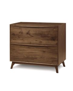 American-made Catalina Two Drawer Wide File Credenza, available at The Stated Home